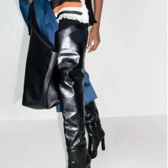 Burberry Runway  Black Knee-High Boots - Picture 3 of 3